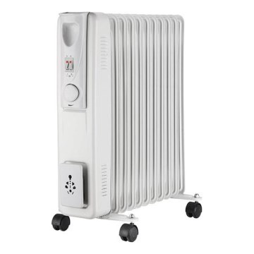 11-levyinen öljytäytteinen patteri, tehot 1000/1500/2500 W, 230 V
