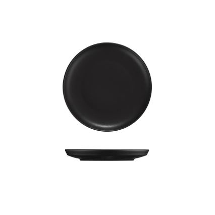 16-osainen ruokailusetti, musta/posliini