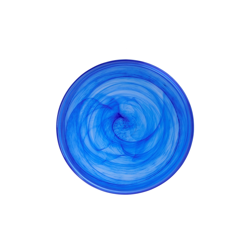 18-osainen astiasetti, sininen/lasinen