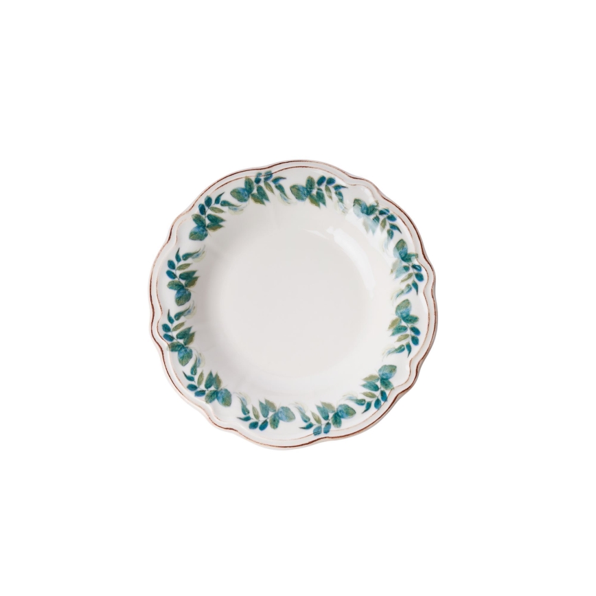 18-osainen monivärinen/posliininen ruokailusarja