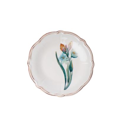 18-osainen monivärinen/posliininen ruokailusarja