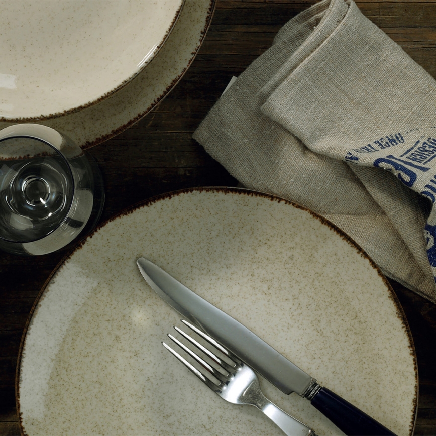 18-osainen ruokailusarja beige/posliini