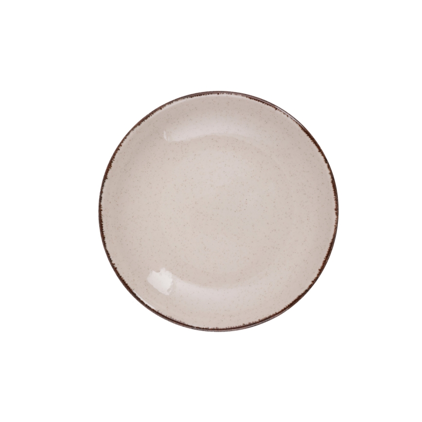 18-osainen ruokailusarja beige/posliini