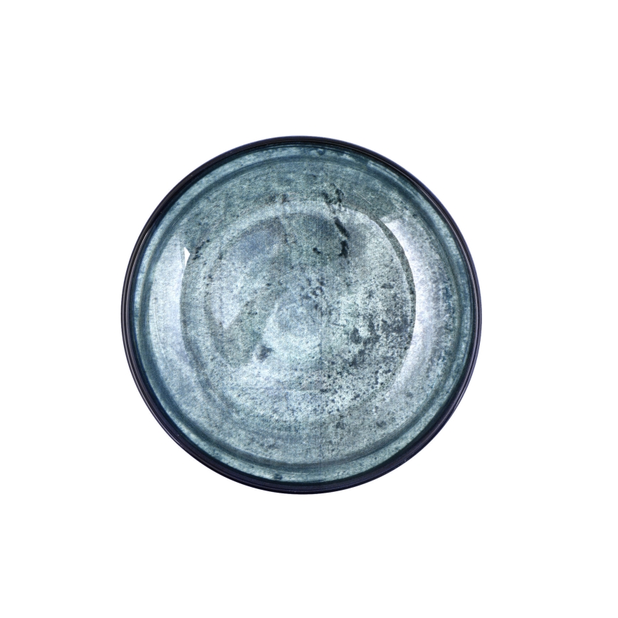 18-osainen ruokailusarja, sininen/posliini