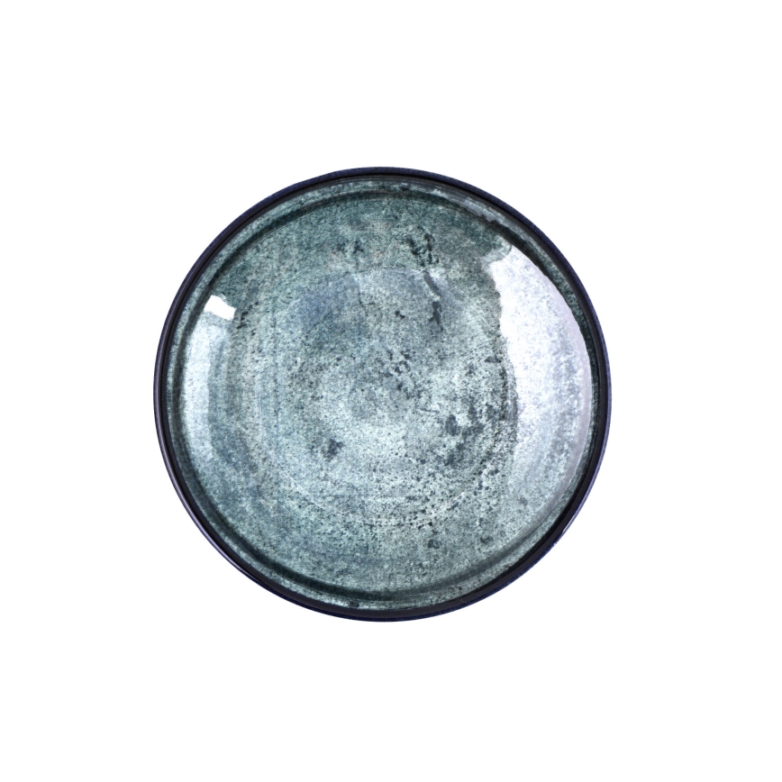 18-osainen ruokailusarja, sininen/posliini