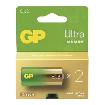 2 kpl Alkaliparisto C GP ULTRA 1,5V