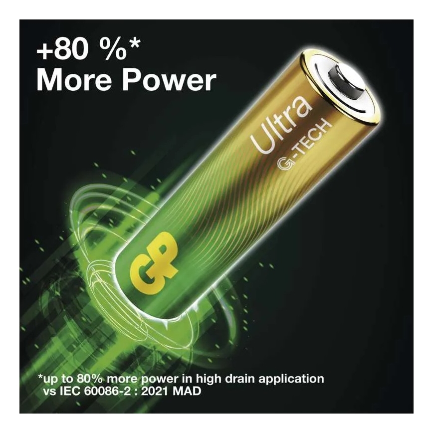 2 kpl Alkaliparisto C GP ULTRA 1,5V