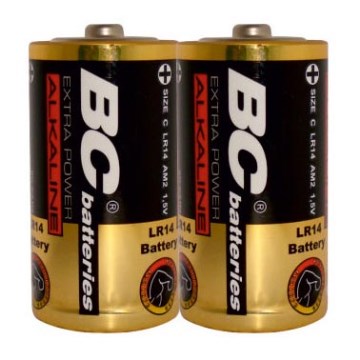 2 kpl Alkaliparisto EXTRA POWER C 1,5V