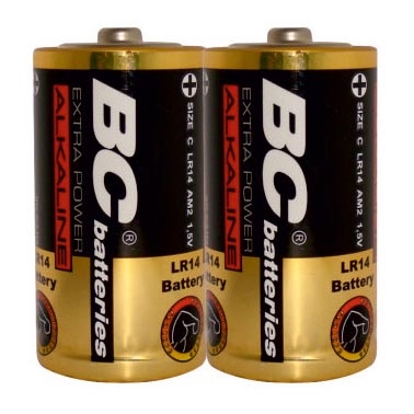2 kpl Alkaliparisto EXTRA POWER C 1,5V