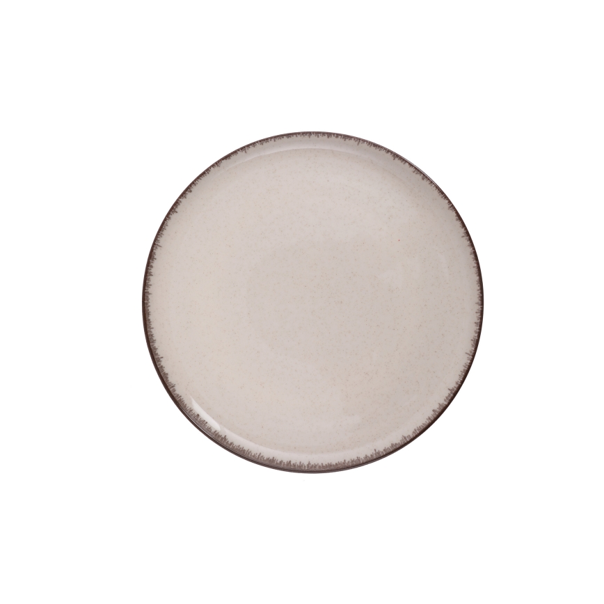 24-osainen astiasto, beige/posliini