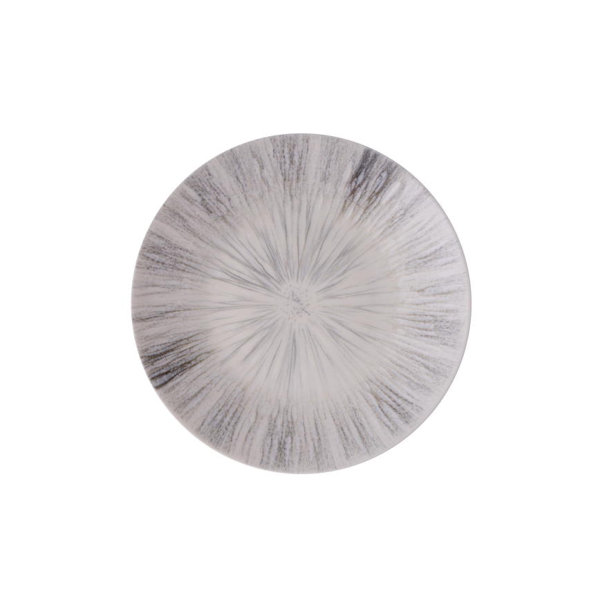 24-osainen astiasto, harmaa/posliini