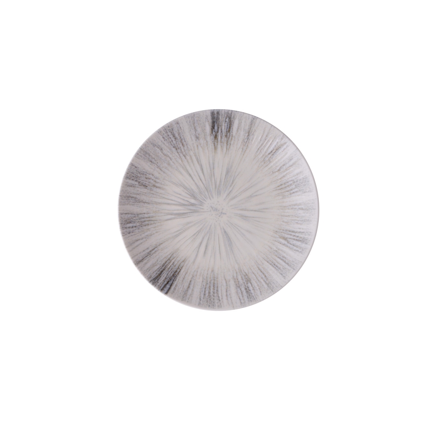 24-osainen astiasto, harmaa/posliini