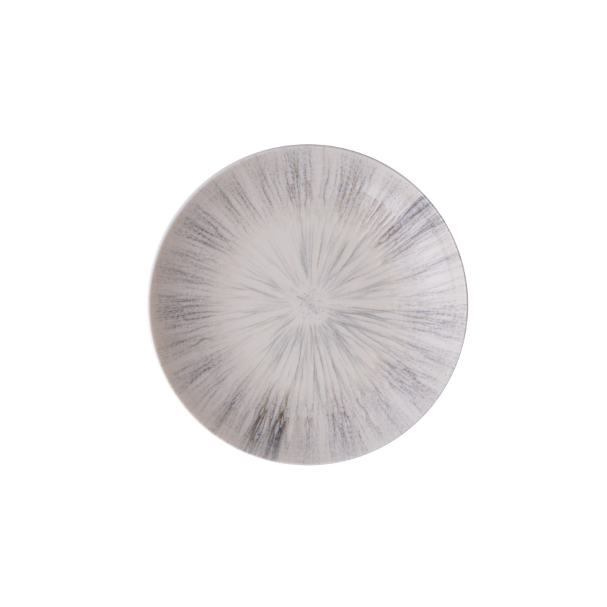 24-osainen astiasto, harmaa/posliini