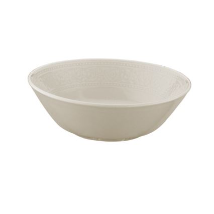 24-osainen astiasto, valkoinen/posliini