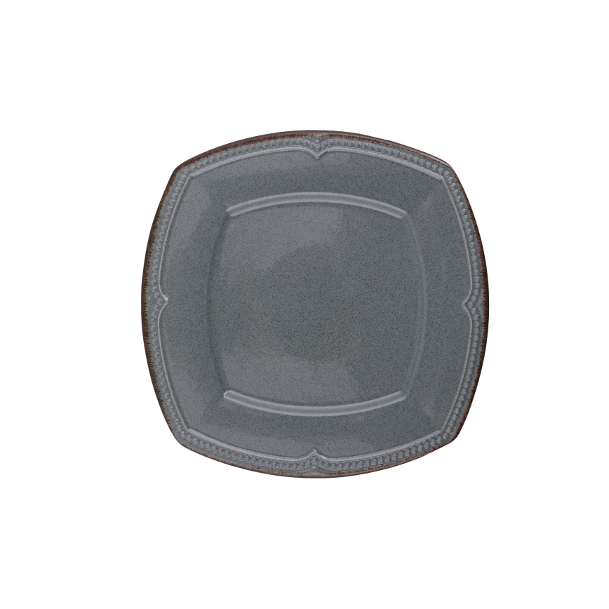 24-osainen posliininen ruokailusetti, sininen