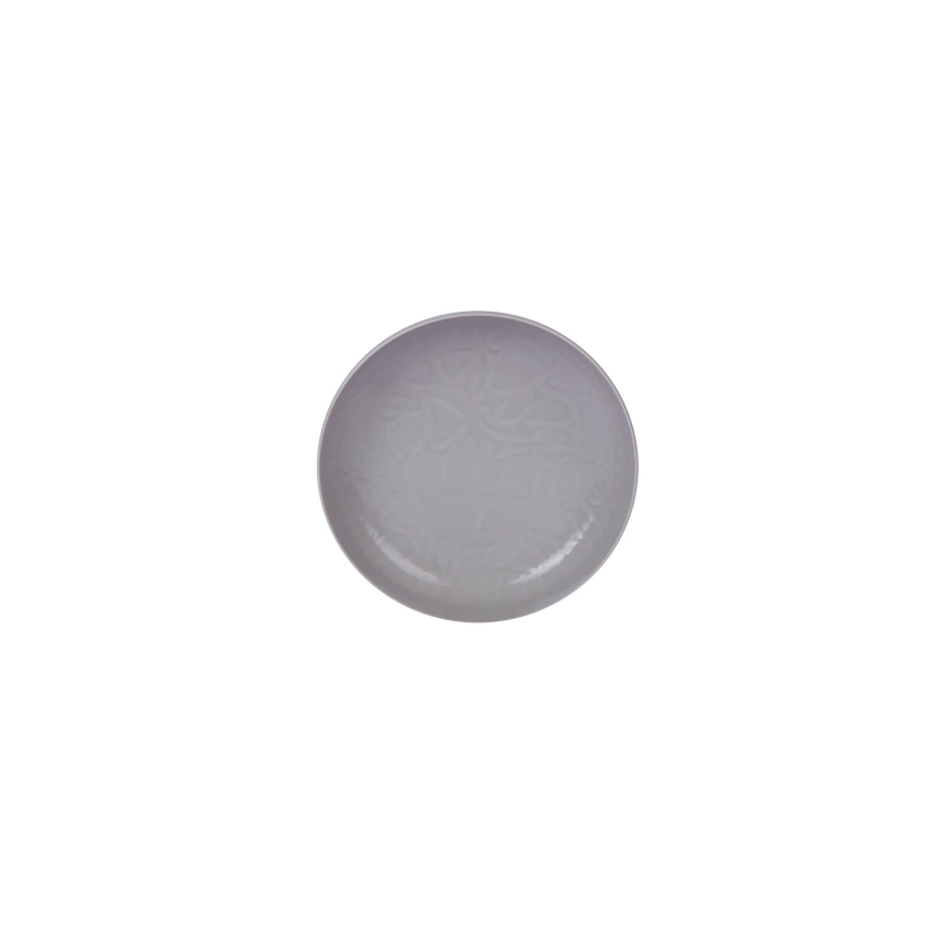 24-osainen ruokailusarja, harmaa/posliini