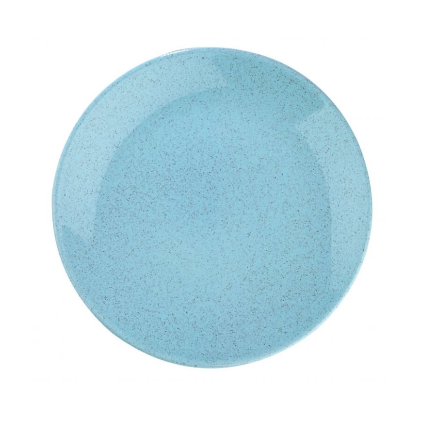 24-osainen ruokailusarja, sininen/posliini