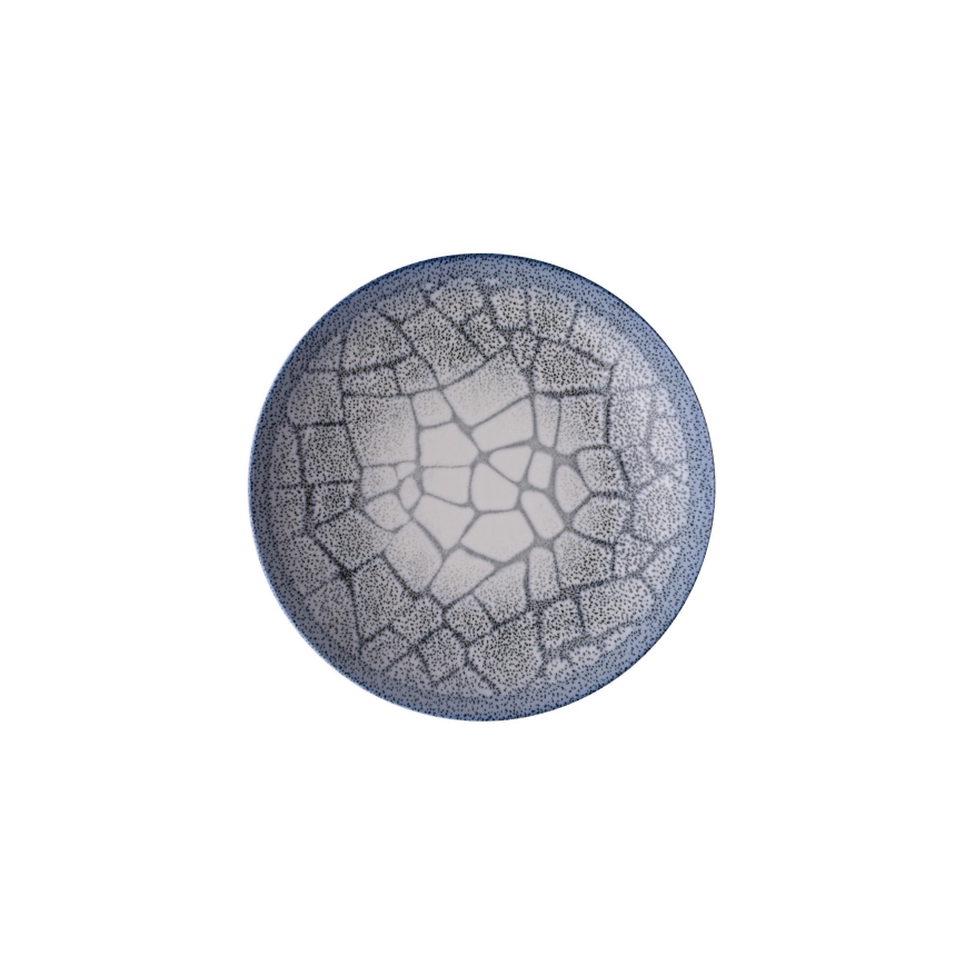 24-osainen ruokailusarja, sininen/posliini