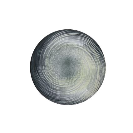 24-osainen ruokailusarja, vihreä/musta, posliini