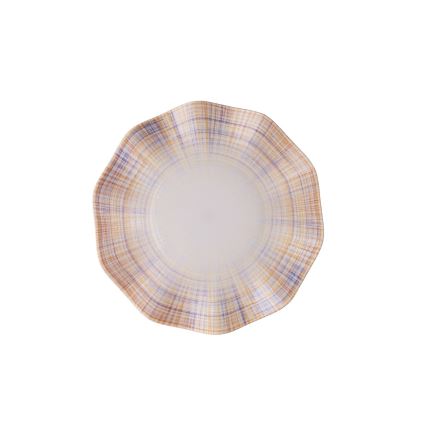 24-osainen ruokailusetti, oranssi/posliini