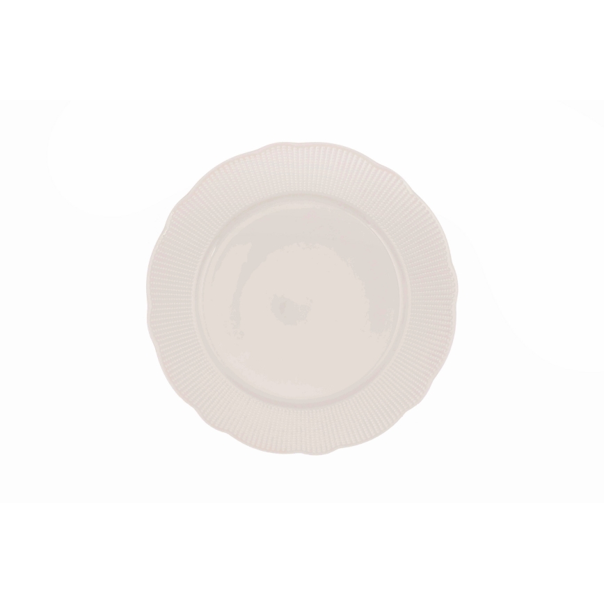 24-osainen ruokailusetti, valkoinen/posliini