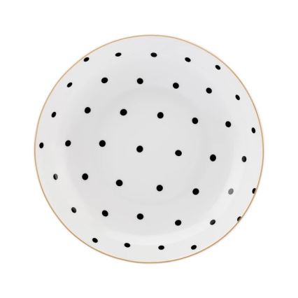 24-osainen värikäs posliininen astiasarja