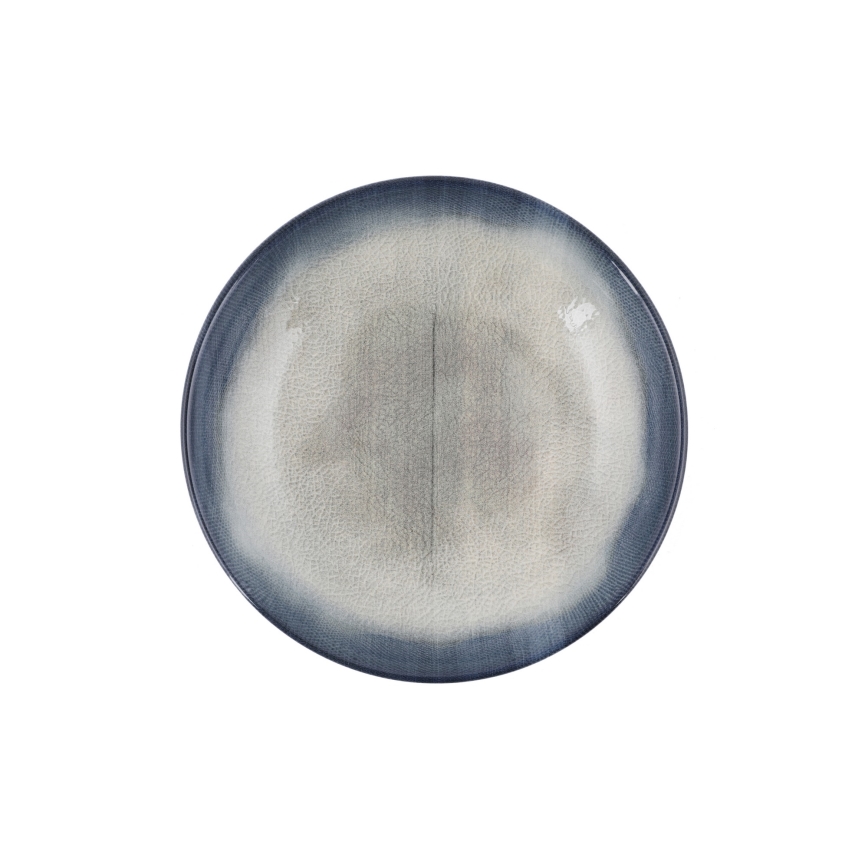 26-osainen posliiniastiasto, sininen/ruskea