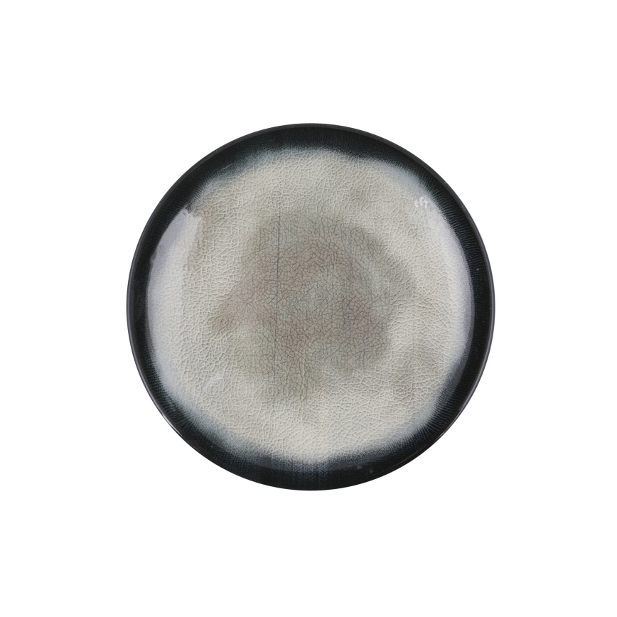 26-osainen posliiniastiasto, sininen/ruskea