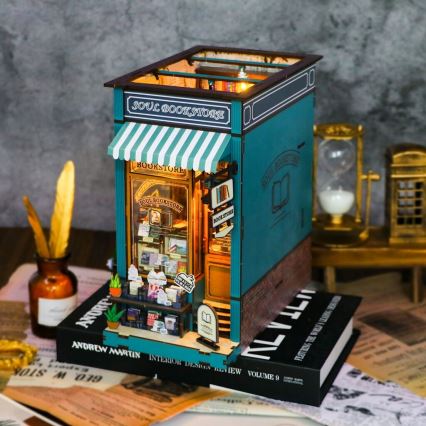 2Kids Toys - 3D-palapeli LED-kirjanpidike Kirjakauppa Sielu 2xAAA
