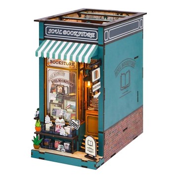 2Kids Toys - 3D-palapeli LED-kirjanpidike Kirjakauppa Sielu 2xAAA