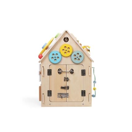 2Kids Toys - Aktiviteettitaulu talomalli beige