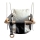 2Kids Toys - Children's tekstiili swing harmaa/valkoinen