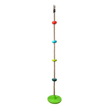 2Kids Toys - Lasten climbing rope kanssa discs värisekoitus