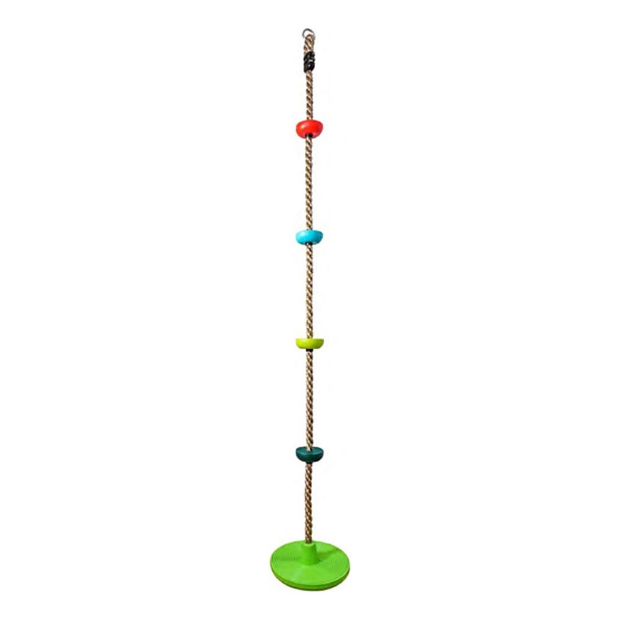 2Kids Toys - Lasten climbing rope kanssa discs värisekoitus