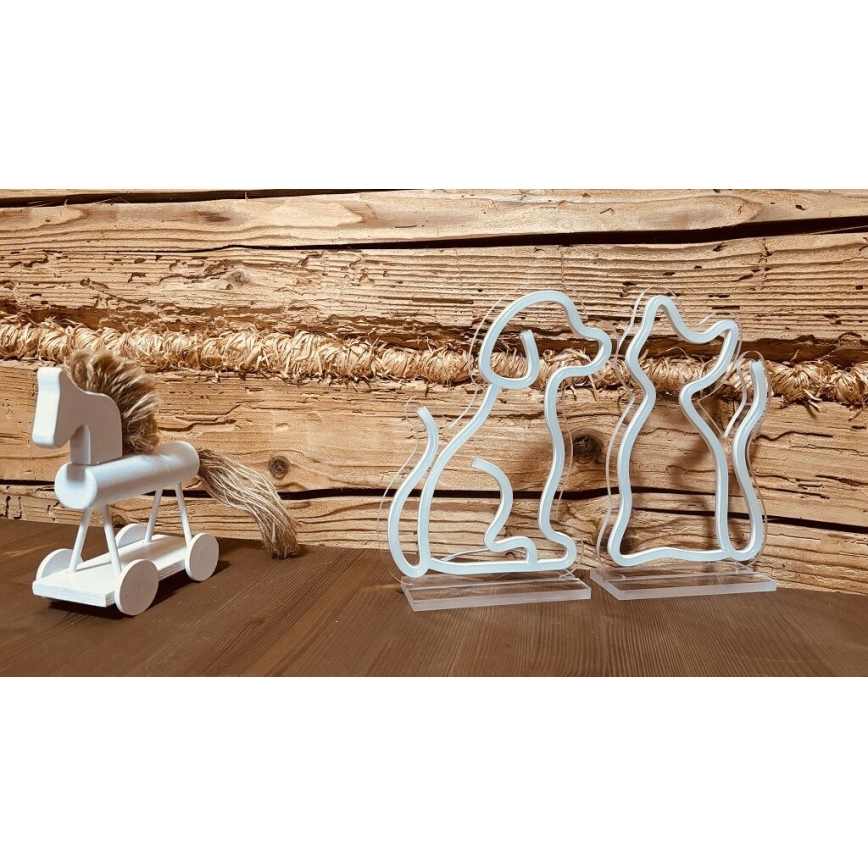 2Kids Toys - LED Neon pöytä koriste LED/5W/USB kissa