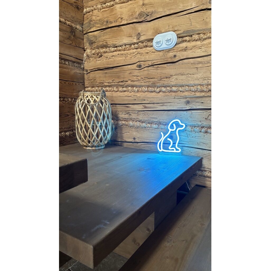 2Kids Toys - LED Neon pöytä koriste LED/5W/USB koira