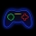 2Kids Toys - LED Neon seinäkoriste LED/5W/USB gamepad