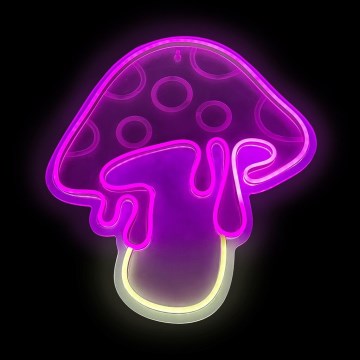 2Kids Toys - LED Neon seinäkoriste LED/5W/USB sieni