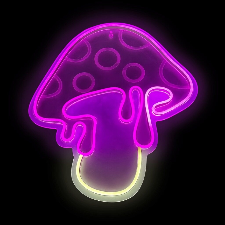2Kids Toys - LED Neon seinäkoriste LED/5W/USB sieni