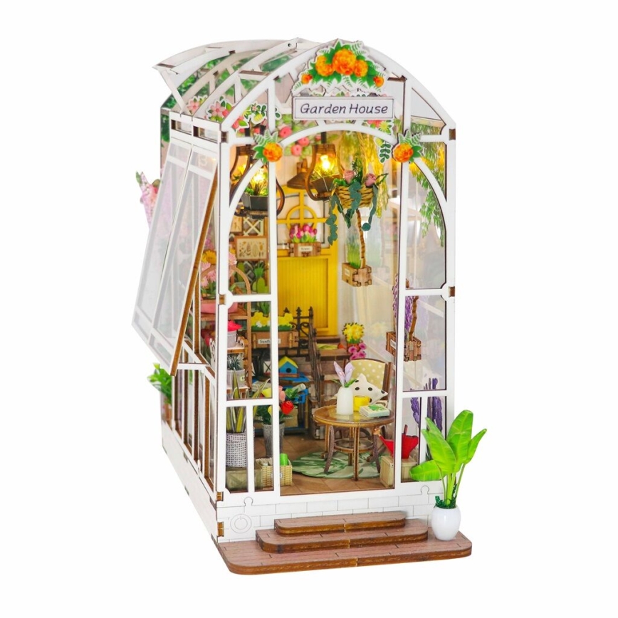2Kids Toys - Pieni puutarhamökki, 2xAAA paristolla