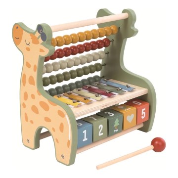 2Kids Toys - Puinen monitoiminen abakus Kirahvi