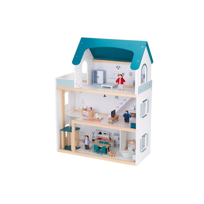 2Kids Toys - Puinen nukkekoti Barbora