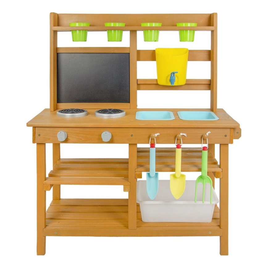 2Kids Toys - Puinen puutarhakeittiö