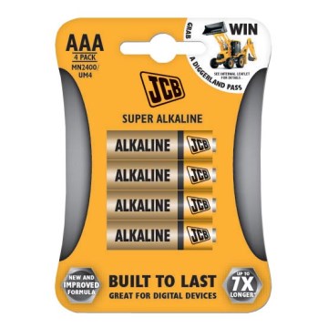 4 kpl Alkaliparisto AAA 1,5V