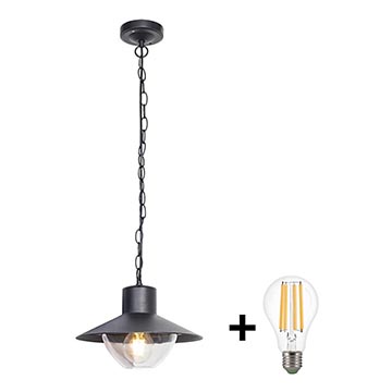 Brilagi - LED-ulkoriippuvalaisin VEERLE 1xE27/60W/230V IP44