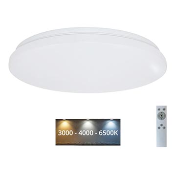 Brilagi - Himmennettävä LED-kattovalaisin OPAL LED/24W/230V 3000/4000/6500K + kauko-ohjaus