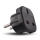 Adapteri UK/EU 230V musta
