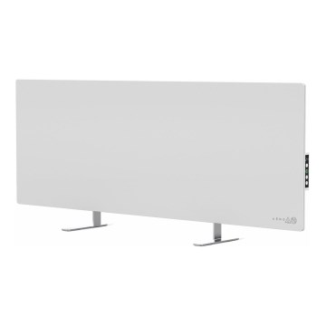 AENO - Älykäs sähköinen infrapunapaneeli LED mukana näyttö 700W ajastin/termostaatti IP44 Wi-fi valkoinen