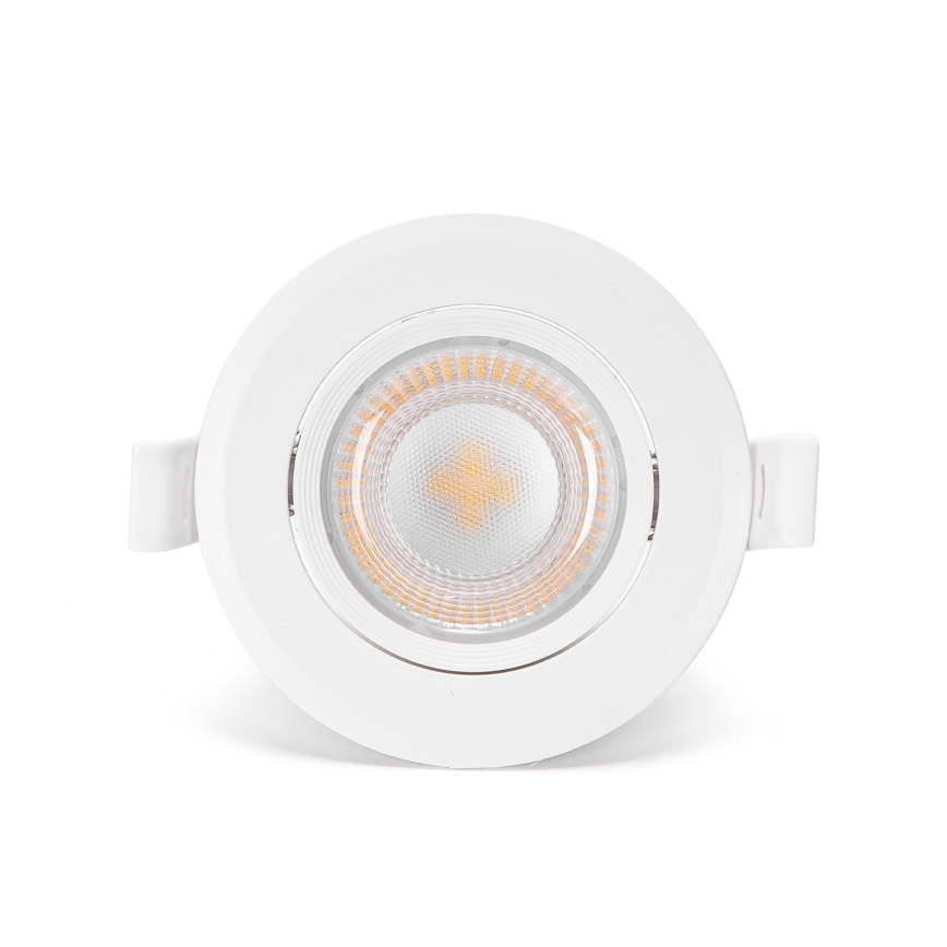 Aigostar - 3 kpl LED-integroidut kattovalaisimet LED/5W/230V 3000K halkaisijaltaan 8,5 cm valkoinen
