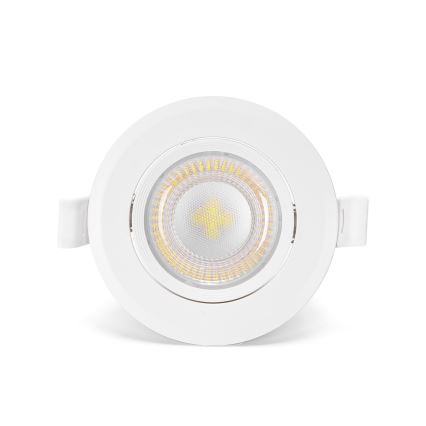 Aigostar - 3 kpl LED-kattovalaisinta LED/5W/230V 6500K, halkaisija 8,5 cm, valkoinen